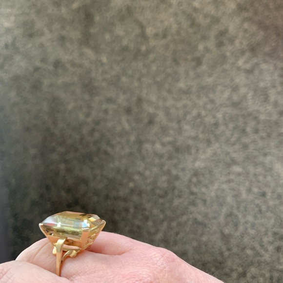 30 k citrine 14k gold ring - Picture 8 of 8